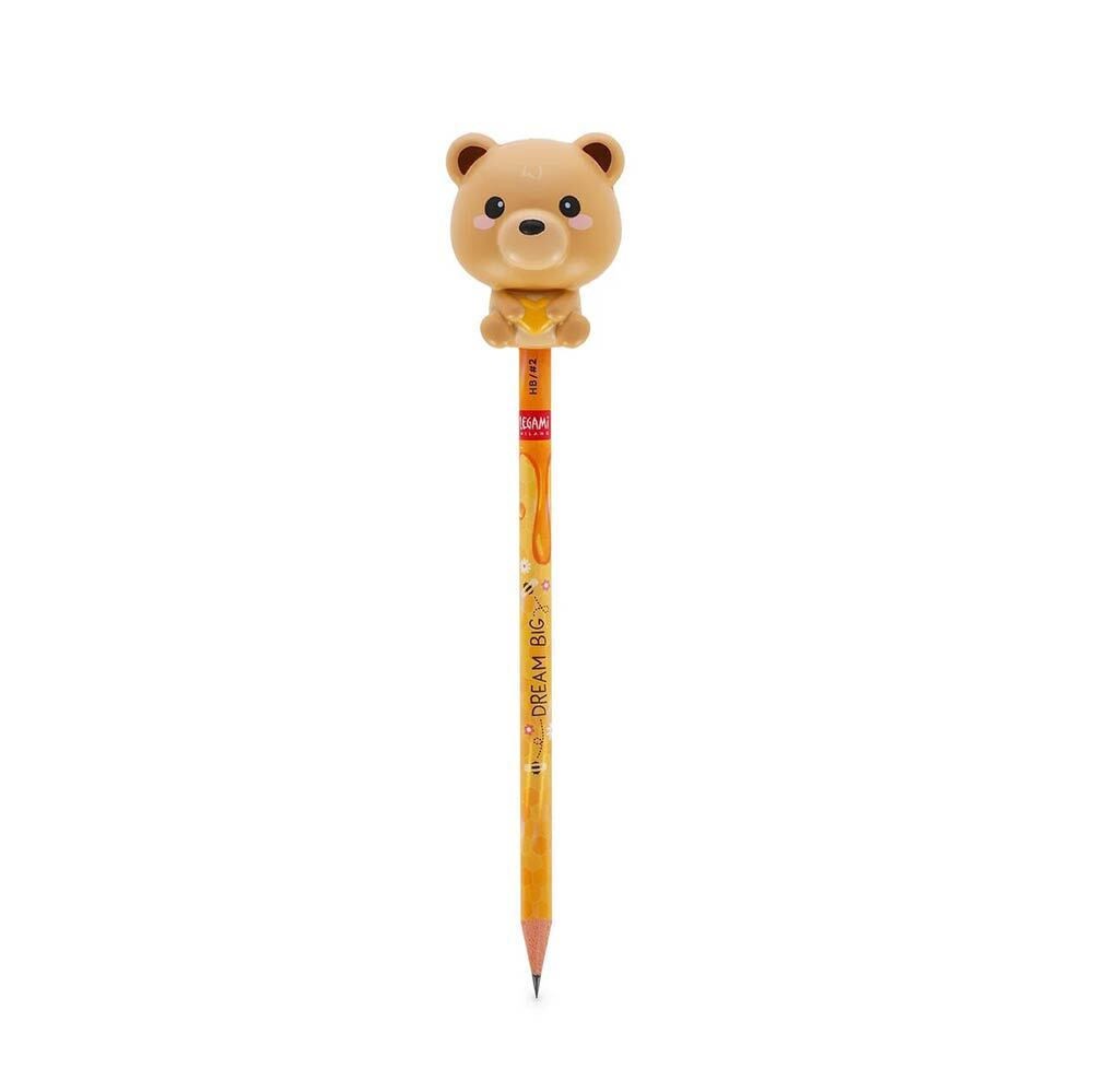 Legami Milano Teddy Bear Squishy Μολύβι HB Καφέ